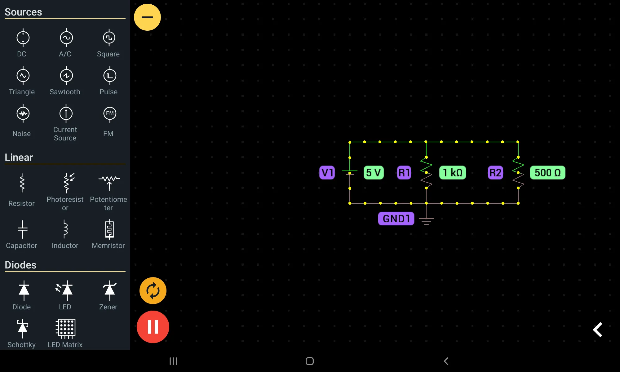 PROTO - Simulador de circuitos gratuito para Android | Construye y ...